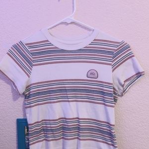 trendy striped tee XS